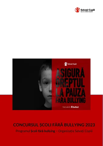Concursul Scoli fara bullying