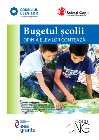 Bugetul şcolii. Opinia elevilor contează! (română)