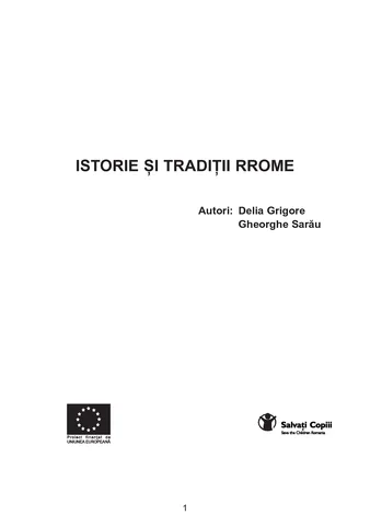 Istorie şi tradiţii rrome