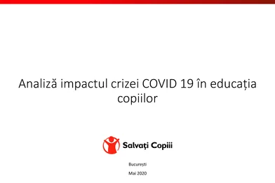 Studiu copiii vulnerabili au acces limitat la educatie, medicamente si hrana in timpul pandemiei
