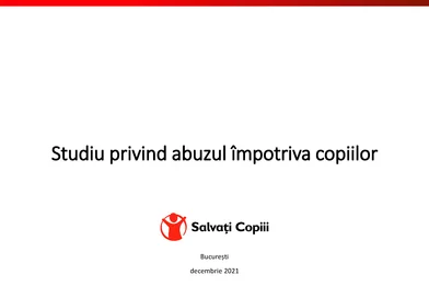 Studiu privind abuzul impotriva copiilor