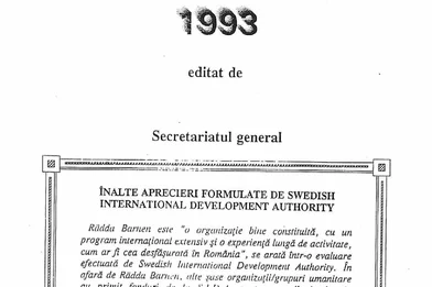 Raportul anual 1993